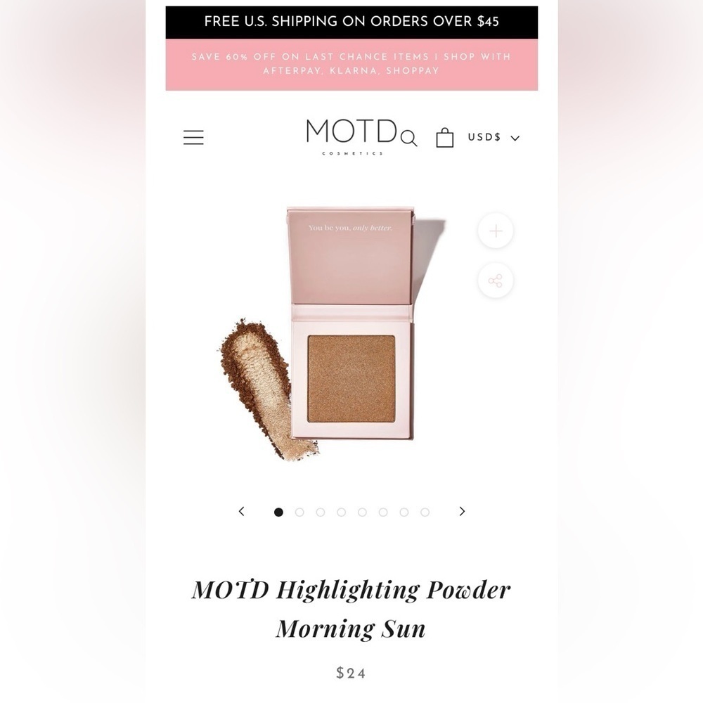 4 piece Makeup bundle New in Box MOTD 1 blush and 3 highlighting powders - Picture 4 of 8